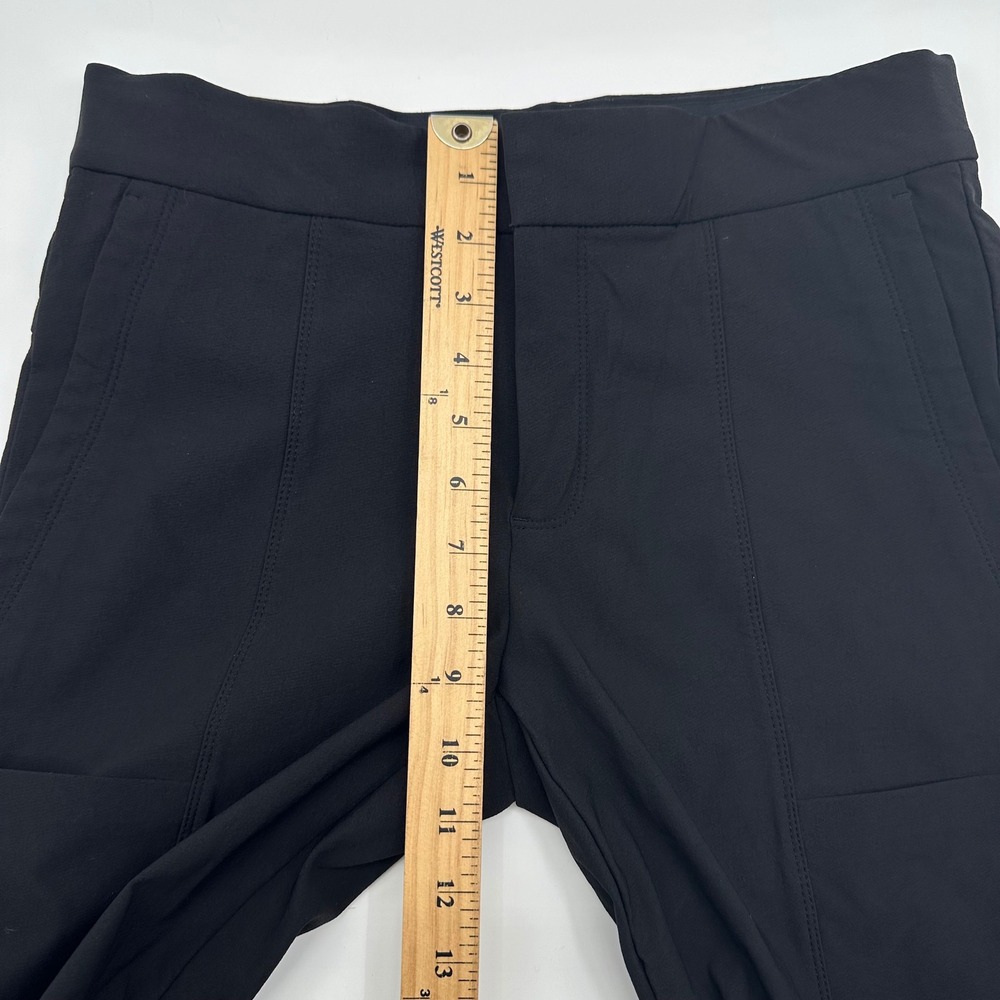 Athleta Wander Stash Skinny Pant Womens 4 Black Travel Commute Nylon Stretch - Picture 6 of 12
